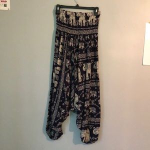 drop crotch elephant pants